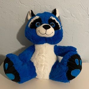 KellyToy Blue Raccoon Plushie